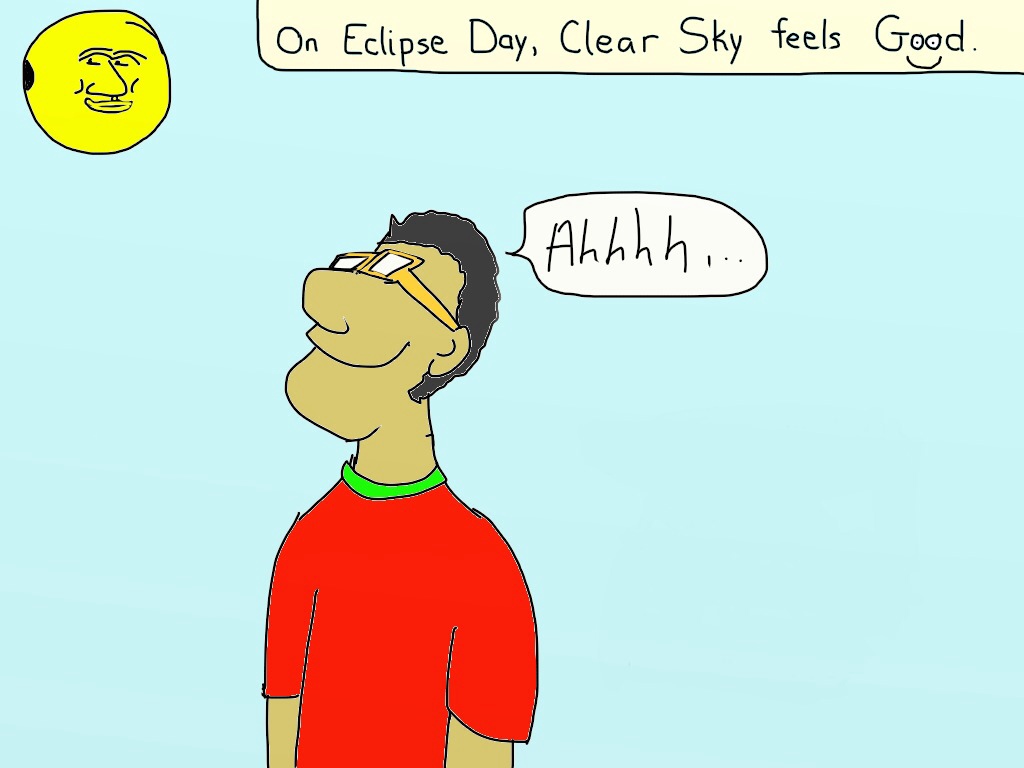Solar Eclipse Weather Cartoons
